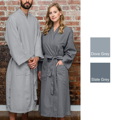 Sposh Microfiber Robe,  Slate Grey,  OSFM