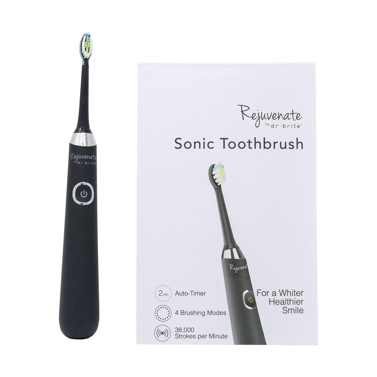 Rejuvenate by Dr. Brite Sonic Toothbrush, Black
