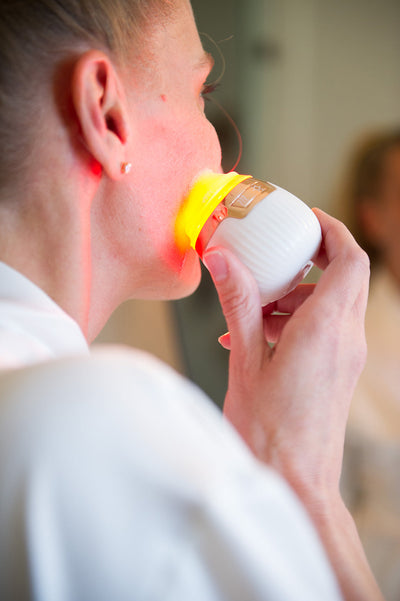 Lux Soniqué Mini LED Sonic Cleanser, Wrinkle Reduction & Acne Treatment by reVive Light Therapy