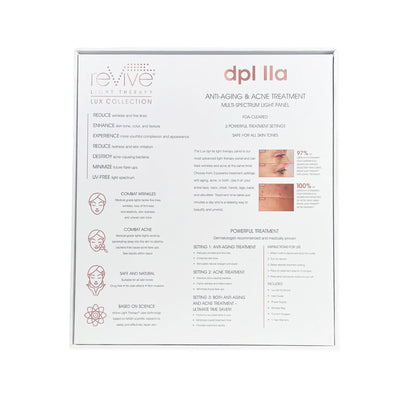 dpl lla LED Wrinkle Reduction & Acne Treatment Panel by reVive Light Therapy