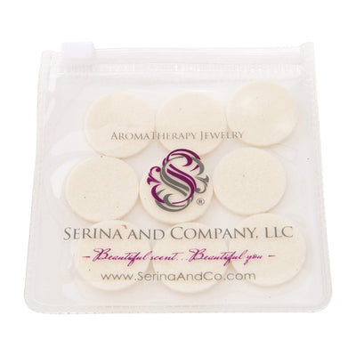 Aromatherapy Round Replacement Pads / White