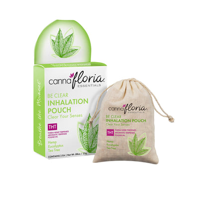 Cannafloria Inhalation Pouch, Be Clear, 2 Pack