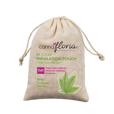 Cannafloria Inhalation Pouch, Be Clear, 2 Pack