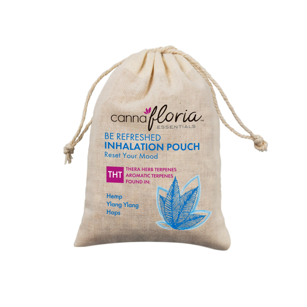 Cannafloria Inhalation Pouch, Be Refreshed, 2 Pack