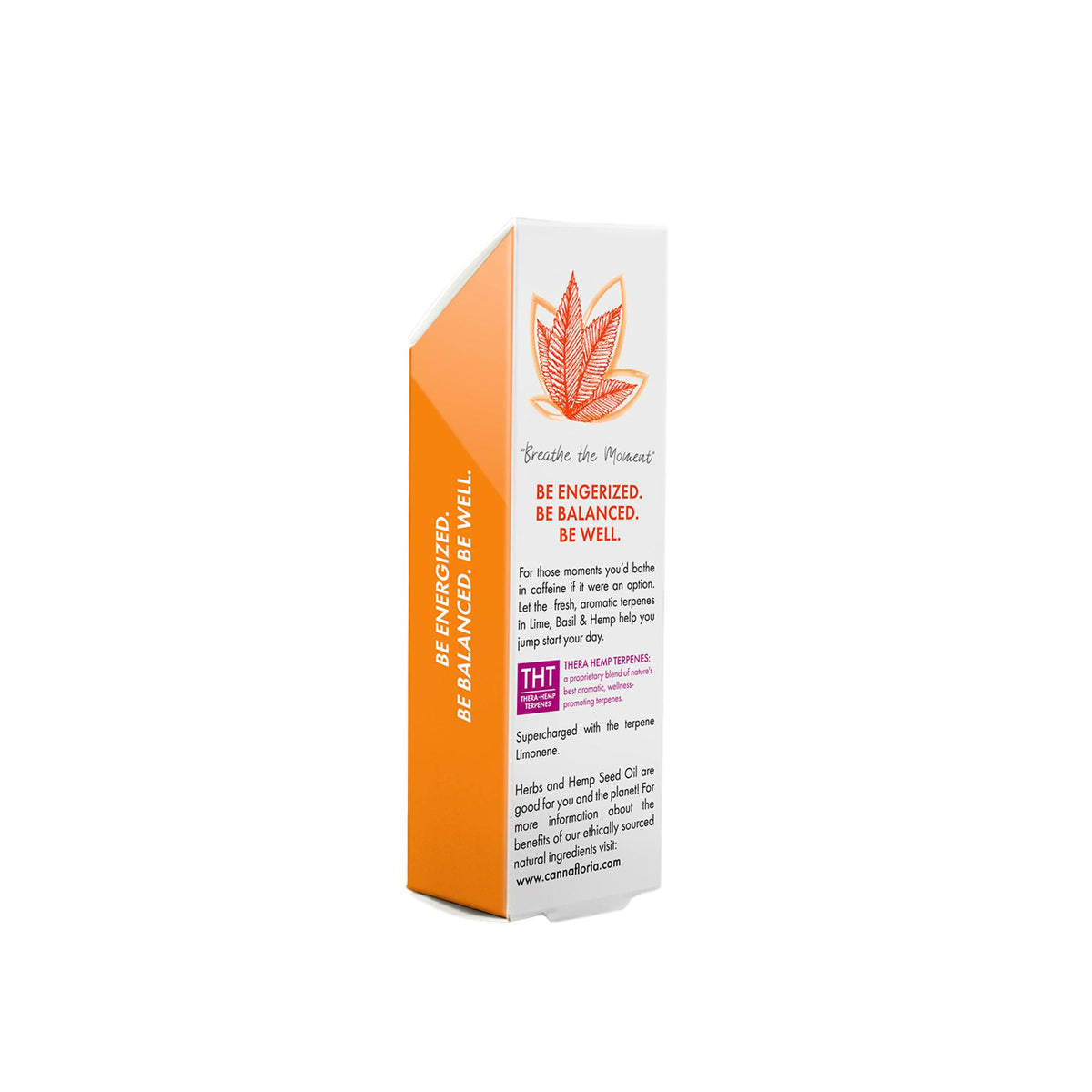 Cannafloria Aromatherapy Roll-On, Be Energized