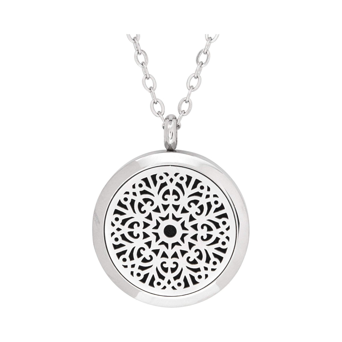Jewelry Stainless Steel Love Floral Pendant