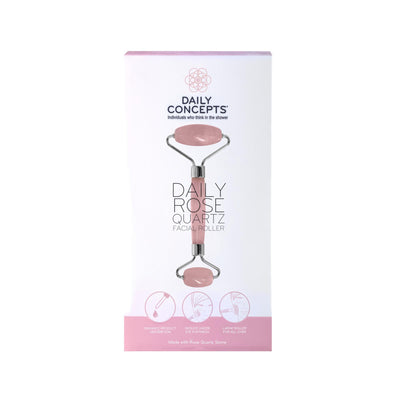 Makeup, Skin & Personal Care Daily Concepts Rose Quartz Facial Roller